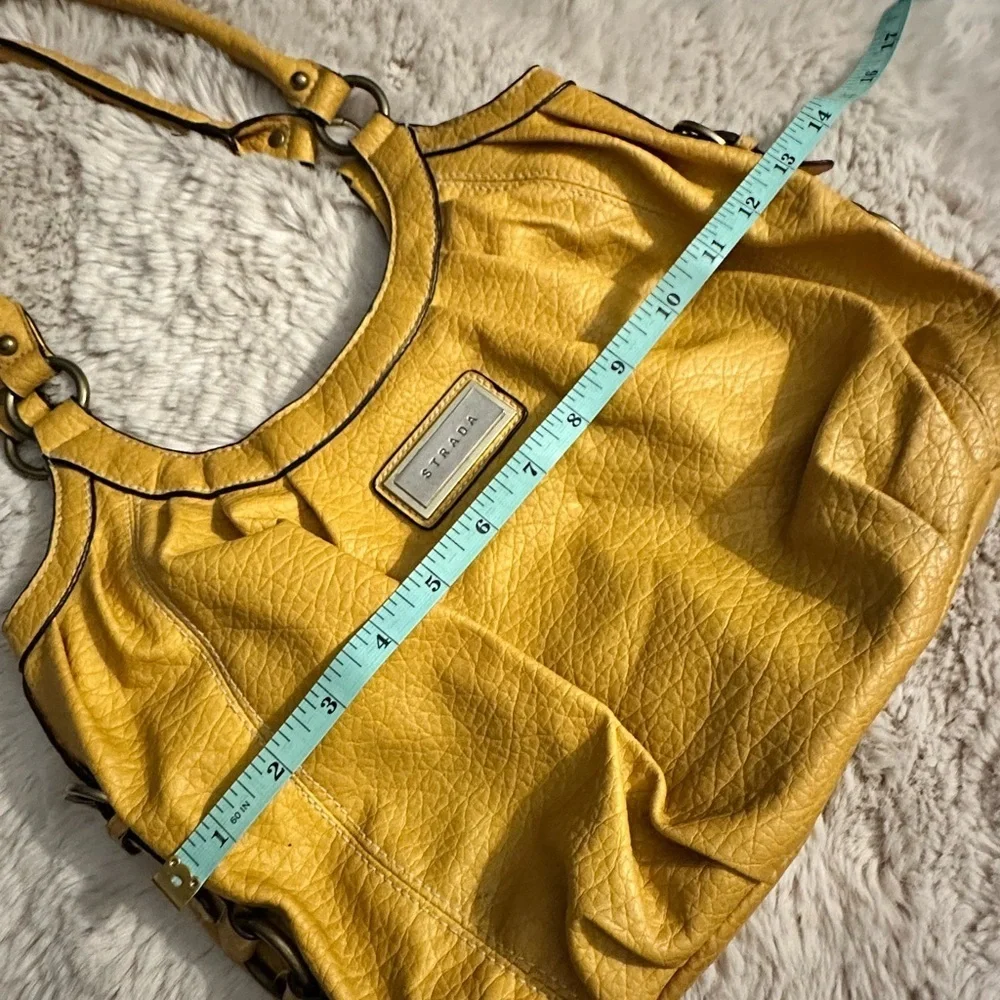 Strada Faux Leather Hobo Shoulder Bag